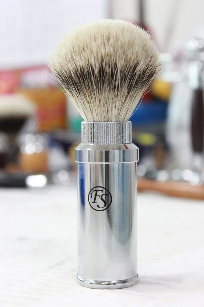 FS-#FREB-09, Chrome Travel Shaving Brush, 100% Silvertip Badger hair with chrome handle, Knot 21mm+FREE SHIPPING
FS-#FREB-09, Chrome Travel Shaving Brush, 100% Silvertip Badger hair with chrome handle, Knot 21mm+FREE SHIPPING