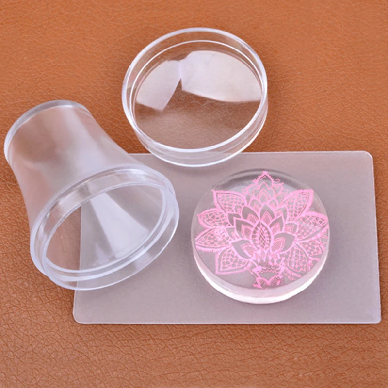 Pandahall 4cm Clear Matte Jelly Silicone Nail Art Stamper Scraper with Cap Polish Print Stencil Manicure Stamp Stamping Tools
Pandahall 4cm Clear Matte Jelly Silicone Nail Art Stamper Scraper with Cap Polish Print Stencil Manicure Stamp Stamping Tools