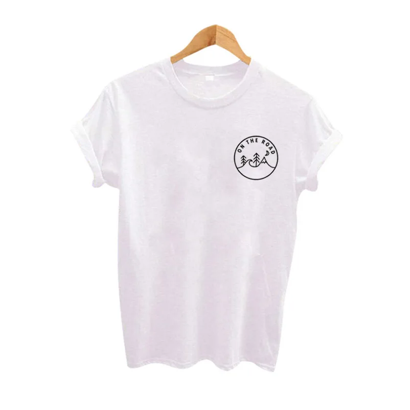 On the Road Adventure T Shirt Women Wanderlust T Shirt Mountains T-Shirt Women Travelling Nature Logo Tee Shirt Dropshipping
On the Road Adventure T Shirt Women Wanderlust T Shirt Mountains T-Shirt Women Travelling Nature Logo Tee Shirt Dropshipping