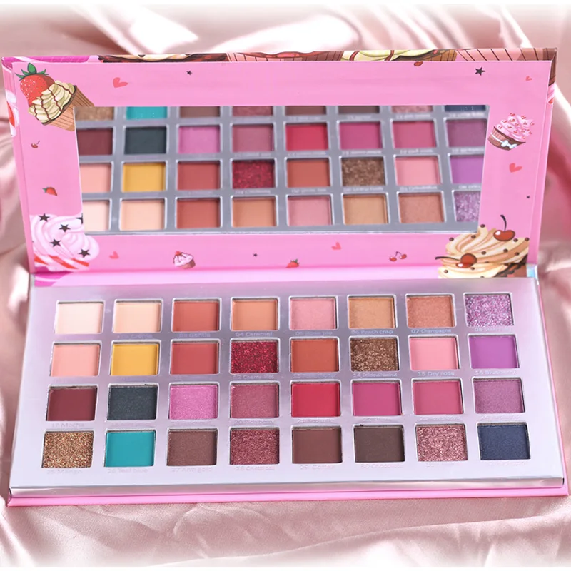 32-Color Shimmer Matte glitter Velvet Eyeshadow Palette Waterproof Smudge-proof Eye Shadow beauty makeup Cosmetics TSLM1
32-Color Shimmer Matte glitter Velvet Eyeshadow Palette Waterproof Smudge-proof Eye Shadow beauty makeup Cosmetics TSLM1