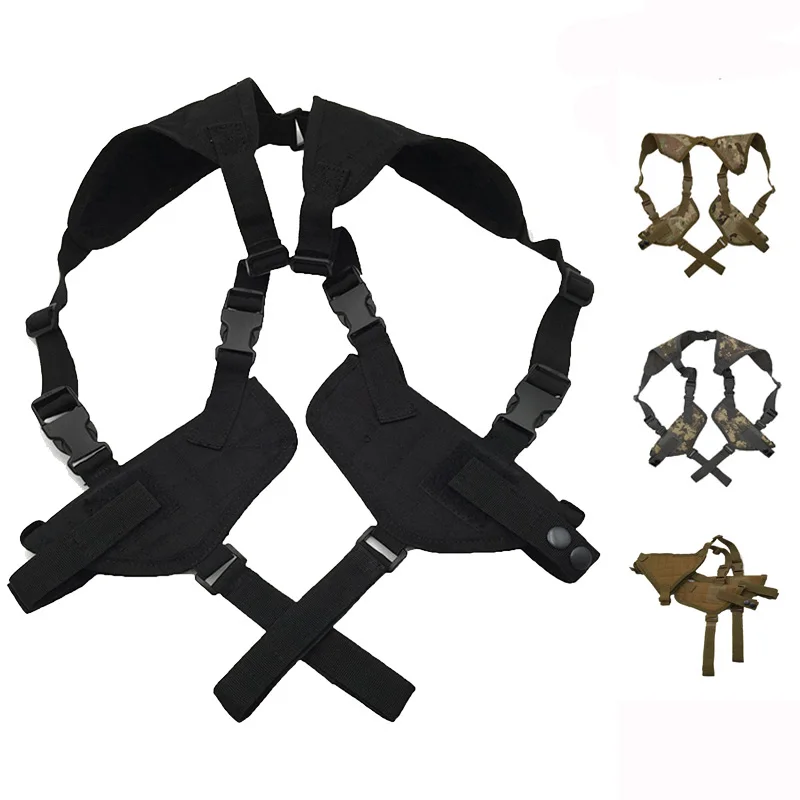 Adjustable Left & Right Hand Tactical Nylon Shoulder Holster Double Pistol Gun Holster Pouch Concealed Handgun Carry Gun Case
Adjustable Left & Right Hand Tactical Nylon Shoulder Holster Double Pistol Gun Holster Pouch Concealed Handgun Carry Gun Case