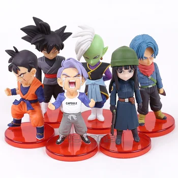 Dragon Ball Super vol.6 Son Gohan Goku Black Trunks Mai Zamasu PVC Figures Collectible Model Toys 6pcs/set 8cm
Dragon Ball Super vol.6 Son Gohan Goku Black Trunks Mai Zamasu PVC Figures Collectible Model Toys 6pcs/set 8cm