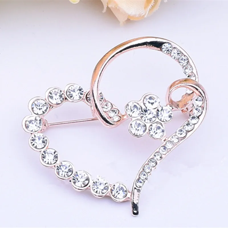 Japan and Korea High quality Heart shape Tie Clips Love&Flower Rhinestones Brooches Women corsage Wholesale Free shipping
Japan and Korea High quality Heart shape Tie Clips Love&Flower Rhinestones Brooches Women corsage Wholesale Free shipping