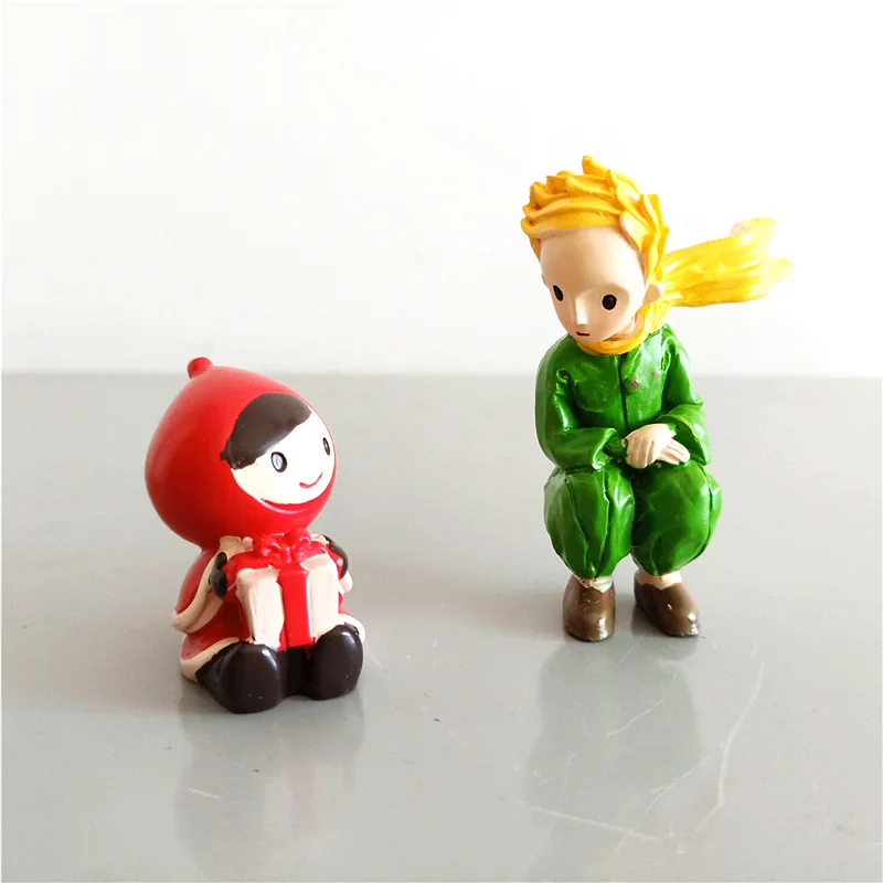 Resin Little Prince Model Squat Fairy Cute Figurines Miniature Kids Toys for Children Doll Home Decor Cabinet Cartoon Figures
Resin Little Prince Model Squat Fairy Cute Figurines Miniature Kids Toys for Children Doll Home Decor Cabinet Cartoon Figures
