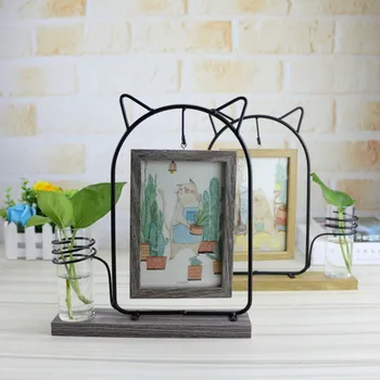 Creative 6 Inch Double-sided Hydroponic Plant Photo Frame Wrought Iron Wood Set Table Home Photo Frame Desktop Fresh Decoration
Creative 6 Inch Double-sided Hydroponic Plant Photo Frame Wrought Iron Wood Set Table Home Photo Frame Desktop Fresh Decoration