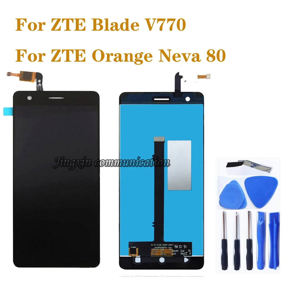 for ZTE Blade V770 LCD display + touch screen digital converter assembly replacement for Orange Neva 80 screen components
for ZTE Blade V770 LCD display + touch screen digital converter assembly replacement for Orange Neva 80 screen components