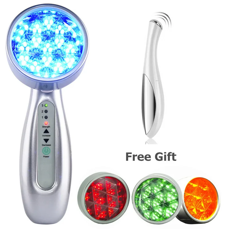 Portable Face Lift LED Photon Red Blue Yellow Green Light Anti Acne Skin Whiten Firm Facial Deep Cleaning Ultrasound Facial Care
Portable Face Lift LED Photon Red Blue Yellow Green Light Anti Acne Skin Whiten Firm Facial Deep Cleaning Ultrasound Facial Care
