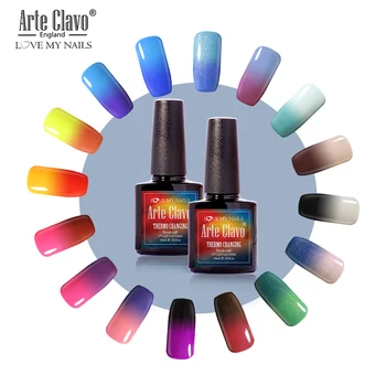 Arte Clavo Gel Nail Polish Temperature Color Changing Nail Art UV Gel Hybrid Gel Lacquer Semi Permanent Nail Gel Varnishs 10ml
Arte Clavo Gel Nail Polish Temperature Color Changing Nail Art UV Gel Hybrid Gel Lacquer Semi Permanent Nail Gel Varnishs 10ml