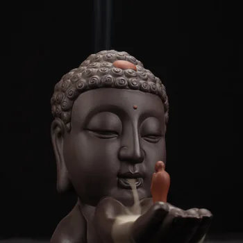 Backflow Incense Burner Creative Home Decor Ceramic Buddha Incense Holder Buddhist Censer Zen Meditation Satan Table 60
Backflow Incense Burner Creative Home Decor Ceramic Buddha Incense Holder Buddhist Censer Zen Meditation Satan Table 60