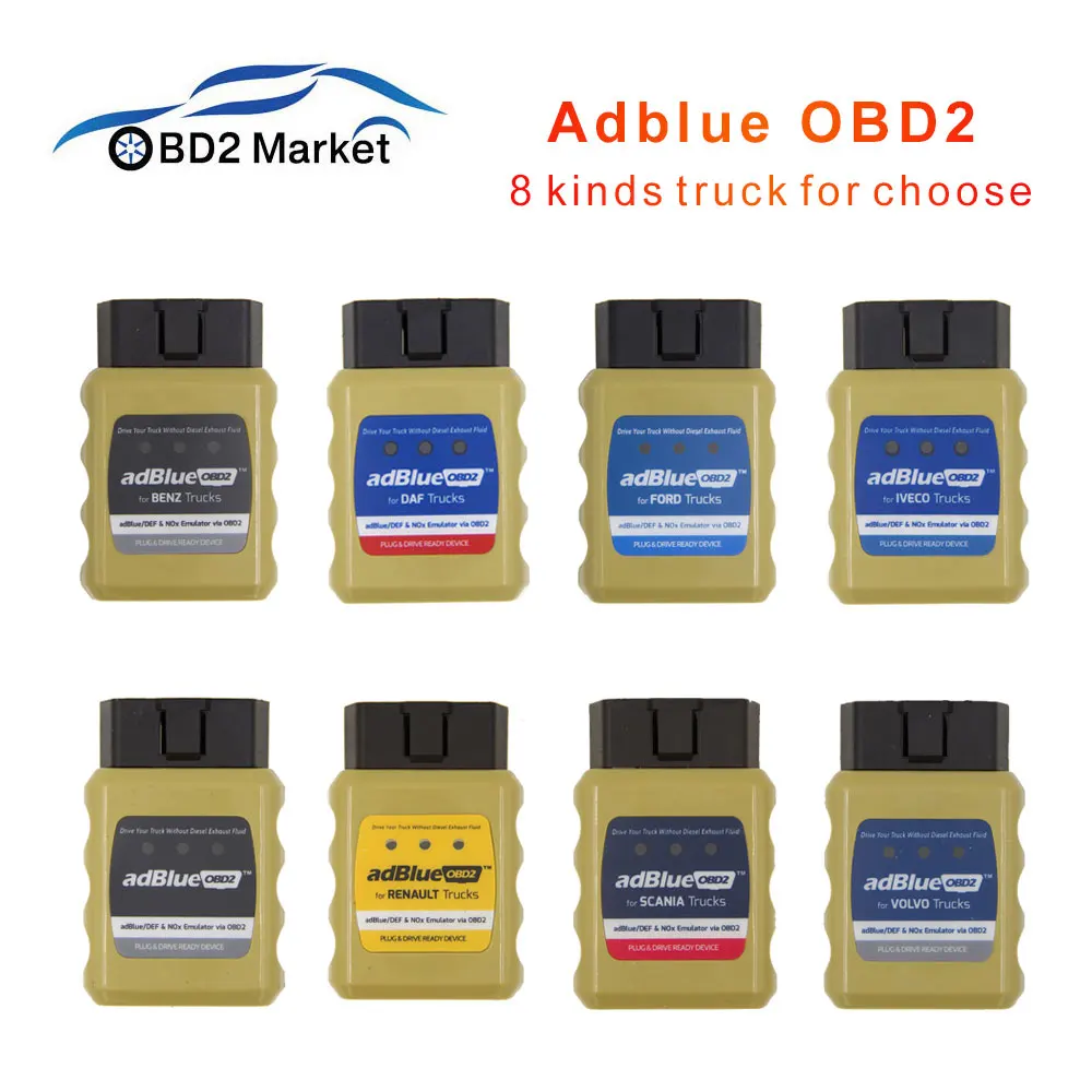 AdblueOBD2 adBlue/DEF NOx Emulator via obd2 Plug and Drive AdBlue Emulator for OBD2 Trucks diagnostic tool for DAF/IVC/REN/VLV
AdblueOBD2 adBlue/DEF NOx Emulator via obd2 Plug and Drive AdBlue Emulator for OBD2 Trucks diagnostic tool for DAF/IVC/REN/VLV