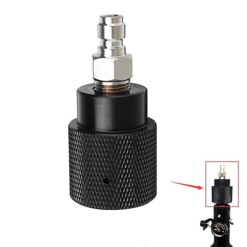 Reusable CO2 Refill Adapter Black Air Compressed Can Outlet / Refill Station Connector Kit Paintball Gas Tank Filling Adapter
Reusable CO2 Refill Adapter Black Air Compressed Can Outlet / Refill Station Connector Kit Paintball Gas Tank Filling Adapter