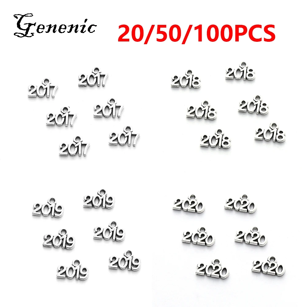 20/50/100PCs Tibetan Silver Number 2017 2018 2019 2020 Years Jewelry Charm Number Pendants Handmade DIY Craft Accessories
20/50/100PCs Tibetan Silver Number 2017 2018 2019 2020 Years Jewelry Charm Number Pendants Handmade DIY Craft Accessories