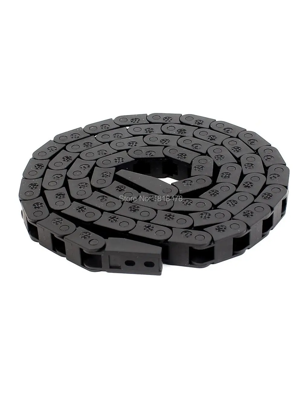 

Black Plastic Cable Drag Chain Wire Carrier R15 7x7mm 1M 3Ft Long