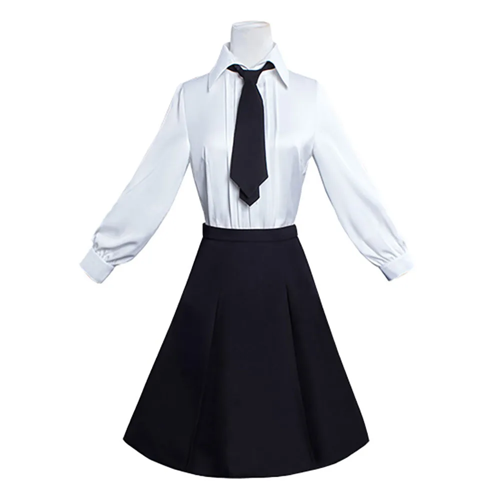 white shirt and black skirt formal