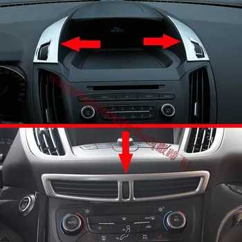 ABS Pearl Chrome Inside Interior middle Air-Condition Vent Outlet Cover Trim For Ford Kuga Escape 2017 2018
ABS Pearl Chrome Inside Interior middle Air-Condition Vent Outlet Cover Trim For Ford Kuga Escape 2017 2018
