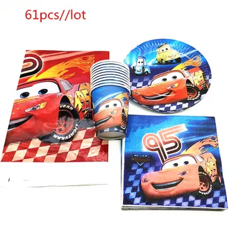 Cartoon Disney Cars Theme 61pcs Birthday Party Paper Cup Plate Napkin Wedding Tablecloth Baby shower Tableware Sets Supplies
Cartoon Disney Cars Theme 61pcs Birthday Party Paper Cup Plate Napkin Wedding Tablecloth Baby shower Tableware Sets Supplies