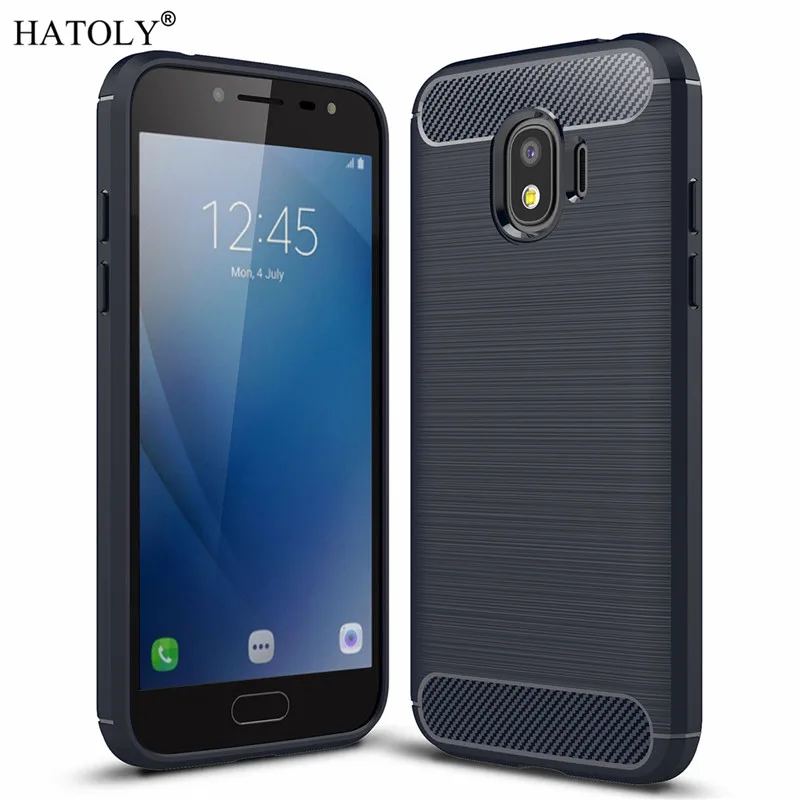 Чехол HATOLY для samsung Galaxy J2 Pro 2018 мягкий матовый Силиконовый чехол телефона SM-J250F |