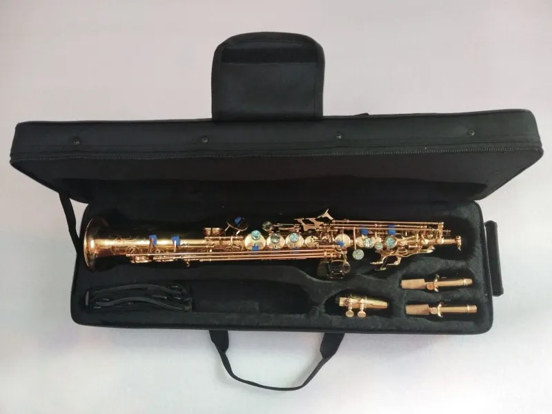 New French 802 Straight Soprano saxophone New Bb Soprano saxophone High quality musical instruments Sax With Accessories
New French 802 Straight Soprano saxophone New Bb Soprano saxophone High quality musical instruments Sax With Accessories