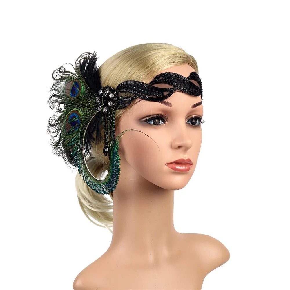 Women Headband Vintage Headpiece Feather Flapper Headband Indian Feather Headdress Great Gatsby Headdress Hair Accessories A85
Women Headband Vintage Headpiece Feather Flapper Headband Indian Feather Headdress Great Gatsby Headdress Hair Accessories A85