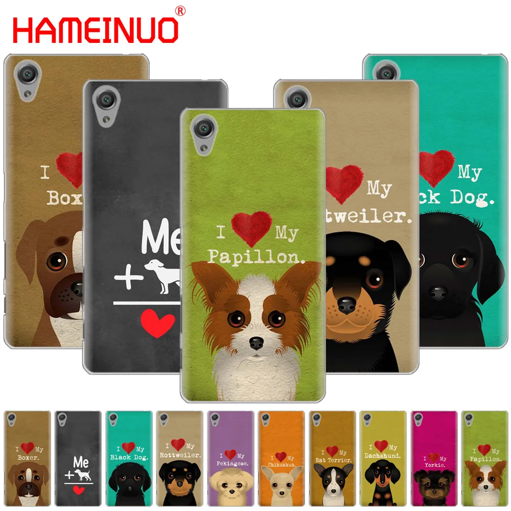 I Love My Dog Yorkie Papillon boxer Cover phone Case for sony xperia C6 XA1 XA2 XA ULTRA X XP L1 L2 X compact XR/XZ/XZS PREMIUM
I Love My Dog Yorkie Papillon boxer Cover phone Case for sony xperia C6 XA1 XA2 XA ULTRA X XP L1 L2 X compact XR/XZ/XZS PREMIUM