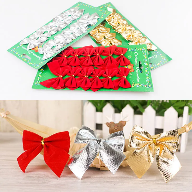 12pcs/lot Christmas Tree Christmas Ornament Pendant Small bow New Year decoration Christmas supplies 6A0530
12pcs/lot Christmas Tree Christmas Ornament Pendant Small bow New Year decoration Christmas supplies 6A0530