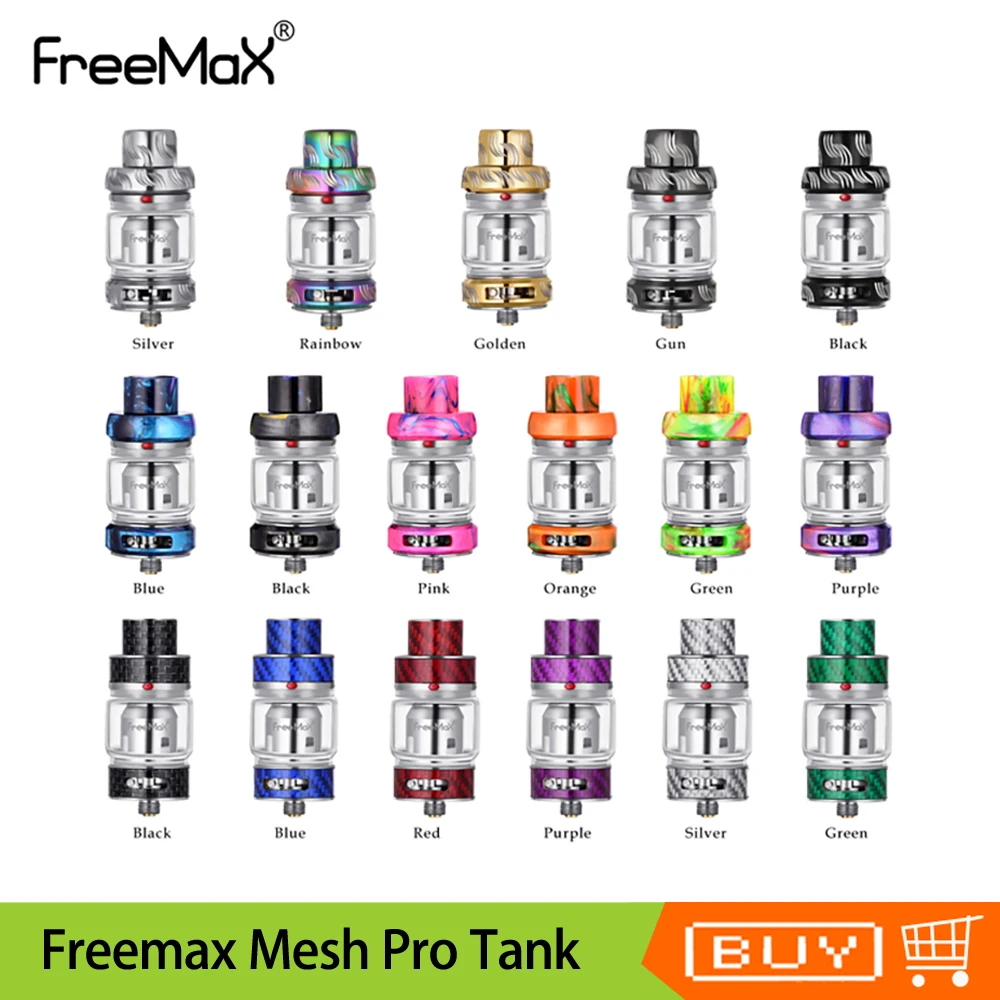 Original Freemax Mesh Pro Tank Mesh Sub ohm Atomizer 5ml/6ml Capacity Top Refill Vape Tank for Mesh Pro Coil Vs Fireluke
Original Freemax Mesh Pro Tank Mesh Sub ohm Atomizer 5ml/6ml Capacity Top Refill Vape Tank for Mesh Pro Coil Vs Fireluke