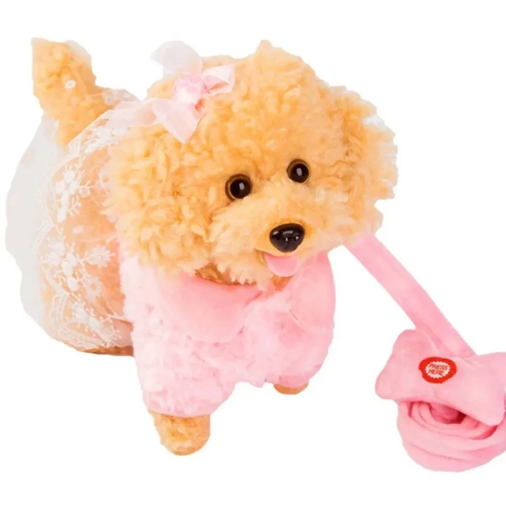 3 Colors Electronic Pets Sound Control Robot Dogs Bark Stand Walking Talking Dog Electronic Teddy Dog Toys For Girls Poodle Doll
3 Colors Electronic Pets Sound Control Robot Dogs Bark Stand Walking Talking Dog Electronic Teddy Dog Toys For Girls Poodle Doll