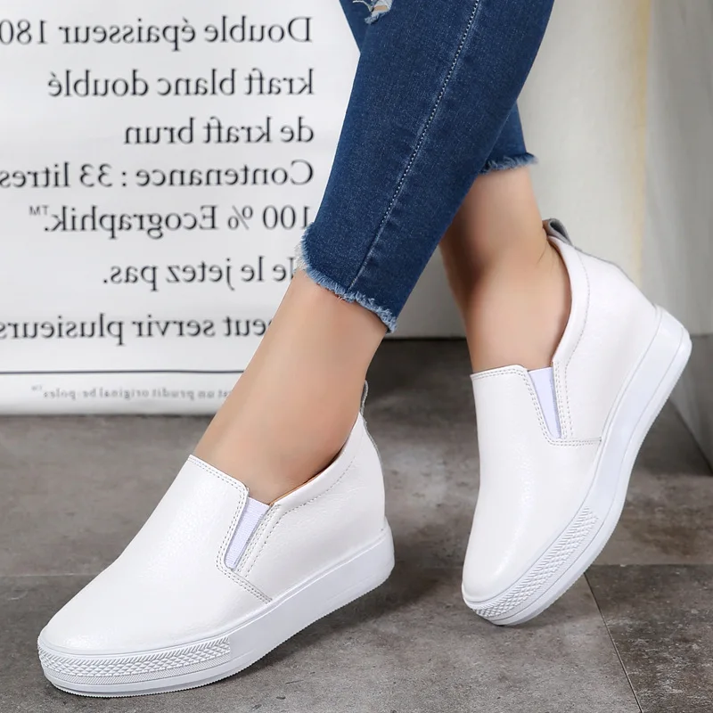 Creepers Women Flats New Women Shoes Genuine Leather Women Loafers Comfort Platform Shoes Slip-on Ladies Shoes Female Moccasins
Creepers Women Flats New Women Shoes Genuine Leather Women Loafers Comfort Platform Shoes Slip-on Ladies Shoes Female Moccasins