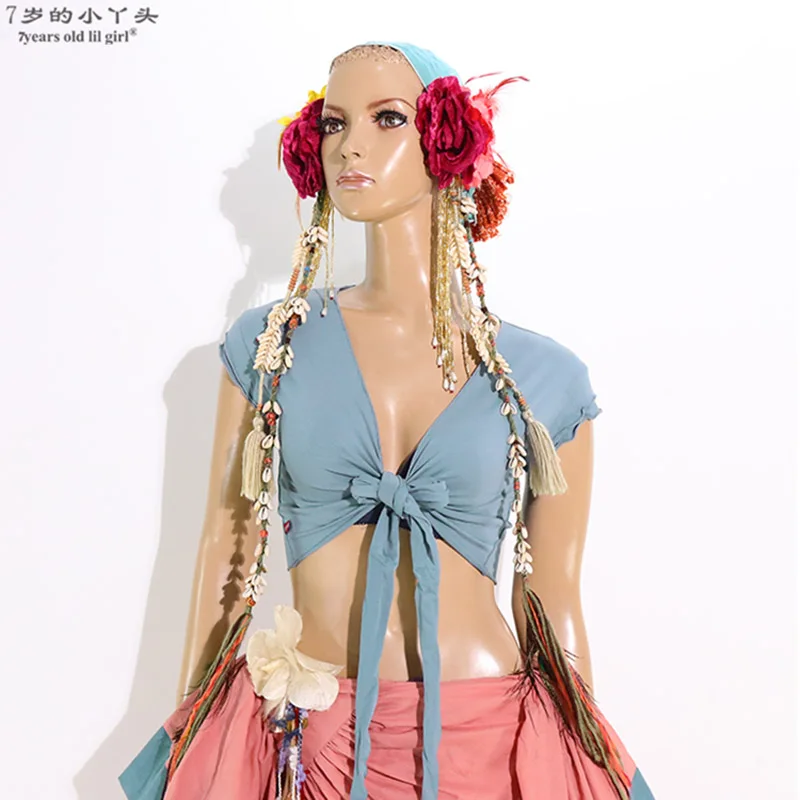 7years Old Lil Girl 2021 Belly Dance Top Lycra Cotton Sleeveless Wrap Tribal Costume
7years Old Lil Girl 2021 Belly Dance Top Lycra Cotton Sleeveless Wrap Tribal Costume