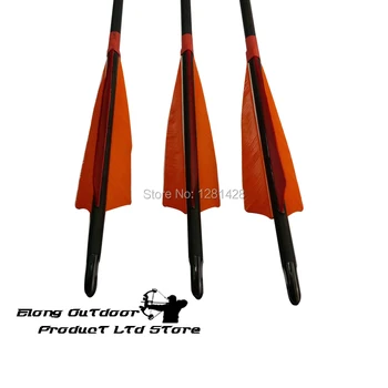 12Pcs 30" Roll Fiberglass Arrow 4'' Shield Turkey Feather Screw Field Point Hunting Outdoor Target Practicing Free shipping
12Pcs 30" Roll Fiberglass Arrow 4'' Shield Turkey Feather Screw Field Point Hunting Outdoor Target Practicing Free shipping