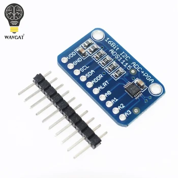 16 Bit I2C ADS1115 Module ADC 4 channel with Pro Gain Amplifier for Arduino RPi 1PCS
16 Bit I2C ADS1115 Module ADC 4 channel with Pro Gain Amplifier for Arduino RPi 1PCS