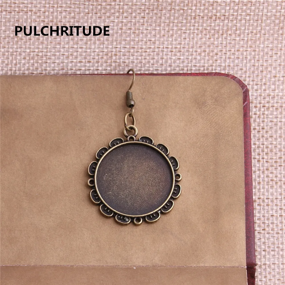 PULCHRITUDE 10PCS Fit 25mm Dia Alloy Antique Bronze Round Cabochon Setting Earring Base Fit For Dangle Earring DIY T0654
PULCHRITUDE 10PCS Fit 25mm Dia Alloy Antique Bronze Round Cabochon Setting Earring Base Fit For Dangle Earring DIY T0654