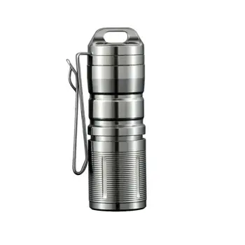 Jetbeam MINI-1 Super Mini Powerful and Rechargable Cree XP-G2 LED Led Flashlight Titanium Keychain 10180 Battery
Jetbeam MINI-1 Super Mini Powerful and Rechargable Cree XP-G2 LED Led Flashlight Titanium Keychain 10180 Battery