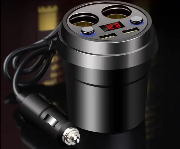 Cup-type car charger one minute two mobile phone charger dual USB car charger car one for two cigarette lighter
Cup-type car charger one minute two mobile phone charger dual USB car charger car one for two cigarette lighter