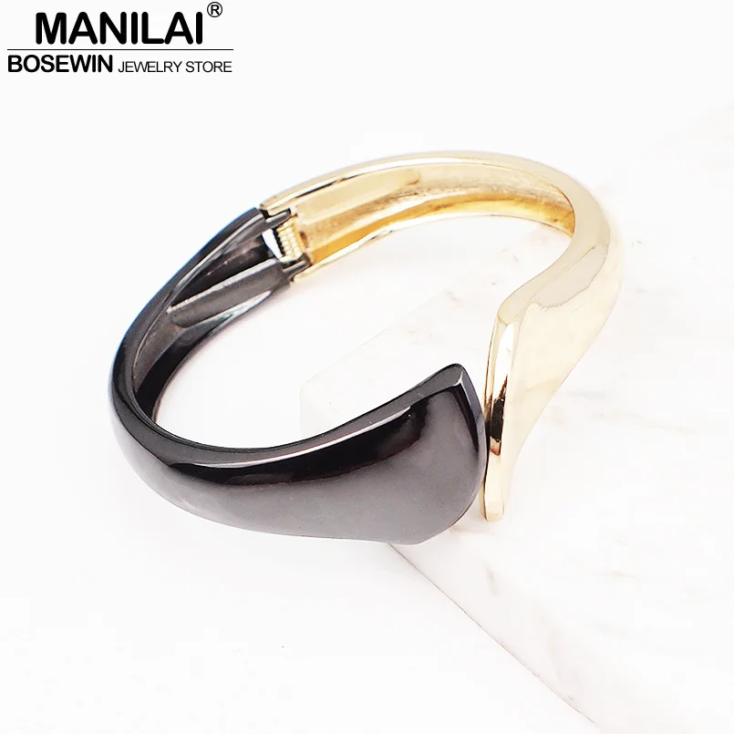 MANILAI Mixed Color Alloy Big Cuff Bracelets For Women Jewelry New Fashion Metal Statement Bangles Bracelets Accessories
MANILAI Mixed Color Alloy Big Cuff Bracelets For Women Jewelry New Fashion Metal Statement Bangles Bracelets Accessories