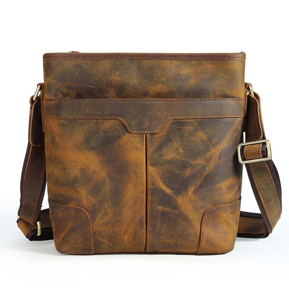 TIDING Men Vintage Real Leather Designer Handbags Shoulder Messenger Bag Satchel Tote Fashion Daypack Small P1177FS
TIDING Men Vintage Real Leather Designer Handbags Shoulder Messenger Bag Satchel Tote Fashion Daypack Small P1177FS