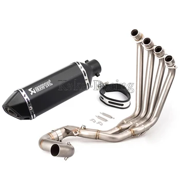 Full System Motorcycle Exhaust Muffler Pipe for Honda CBR650F CBR650 CB650F (2014-2018) Header Link Pipe with Akrapovic Escape
Full System Motorcycle Exhaust Muffler Pipe for Honda CBR650F CBR650 CB650F (2014-2018) Header Link Pipe with Akrapovic Escape