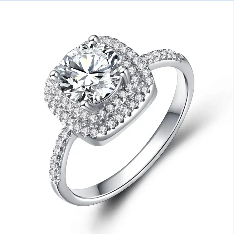 T765 Elegant zirconia stone 925 Sterling Silver for women Engagement ring Jewelry
T765 Elegant zirconia stone 925 Sterling Silver for women Engagement ring Jewelry