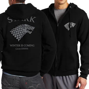 New Arrival 2019 Spring Autumn Game of Thrones House Stark Zipper Hoodies Men Sweatshirts Casual Men Coat Hot Brand Hooded S-4XL
New Arrival 2019 Spring Autumn Game of Thrones House Stark Zipper Hoodies Men Sweatshirts Casual Men Coat Hot Brand Hooded S-4XL
