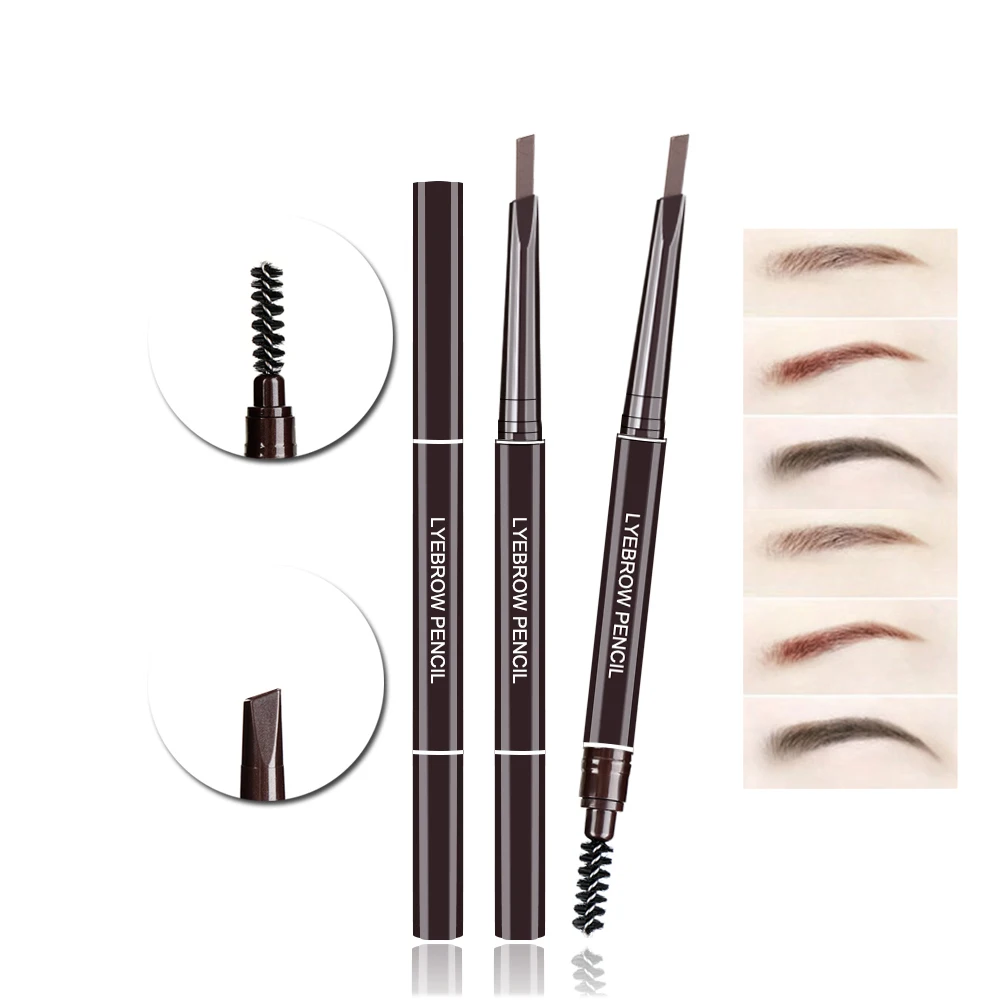 1PC Automatic Double-end Eye Brow Pencil Pen With Brush Waterproof Long-lasting Brown Black Grey Eyebrow Makeup Kits Cosmetic
1PC Automatic Double-end Eye Brow Pencil Pen With Brush Waterproof Long-lasting Brown Black Grey Eyebrow Makeup Kits Cosmetic
