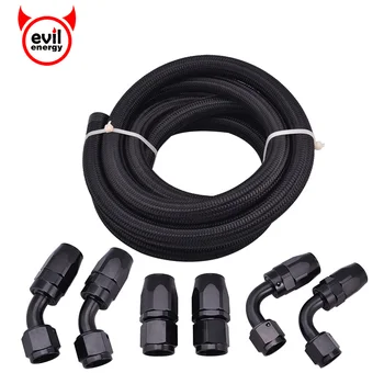 evil energy AN8-8AN Stainless Steel Oil Fuel Hose Line 3M Oil Cooler Kits With Straight 45Degree Elbow Hose Ends Adapters
evil energy AN8-8AN Stainless Steel Oil Fuel Hose Line 3M Oil Cooler Kits With Straight 45Degree Elbow Hose Ends Adapters