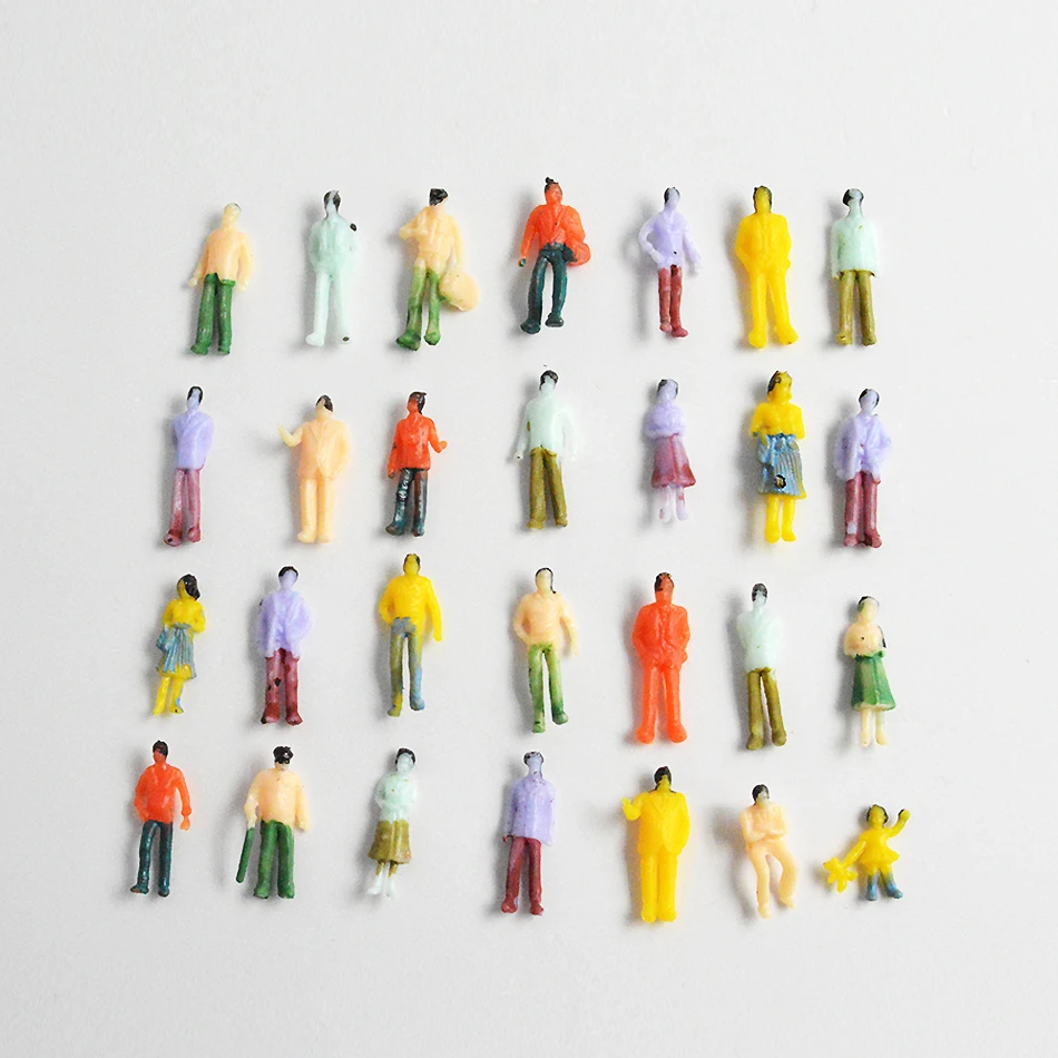 1000pcs 1/100 scale model color painted figures for model train layout architecture
1000pcs 1/100 scale model color painted figures for model train layout architecture