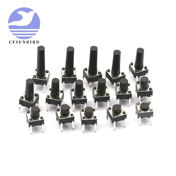 1000PCS 4Pin 6*6 Micro Tact Push Button Switches DIP 6x6x4.3/5/6/7/8/9/10/11/12/13/14/15 MM 4.3mm 5mm 6mm 7mm 8mm 9mm 10mm 11mm
1000PCS 4Pin 6*6 Micro Tact Push Button Switches DIP 6x6x4.3/5/6/7/8/9/10/11/12/13/14/15 MM 4.3mm 5mm 6mm 7mm 8mm 9mm 10mm 11mm