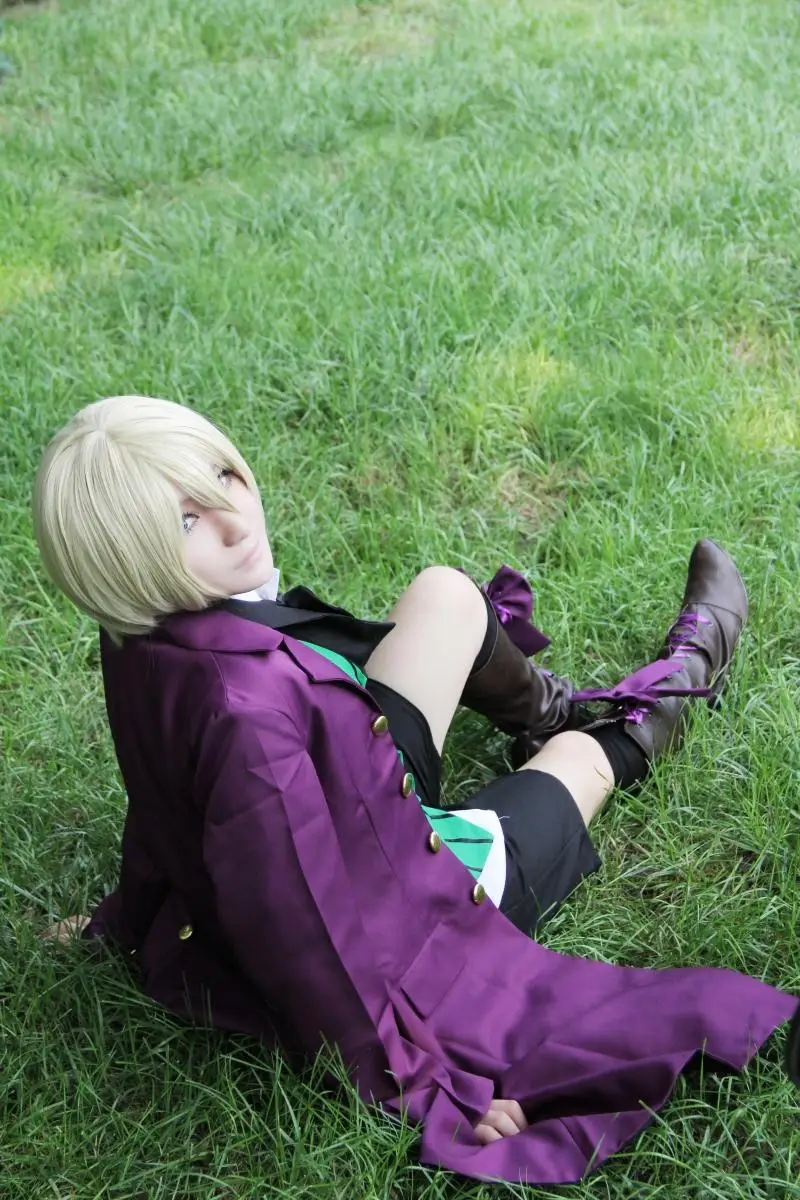 Аниме Black Butler 2 Kuroshitsuji Alois Trancy наряд униформа костюмы для косплея полный комплект