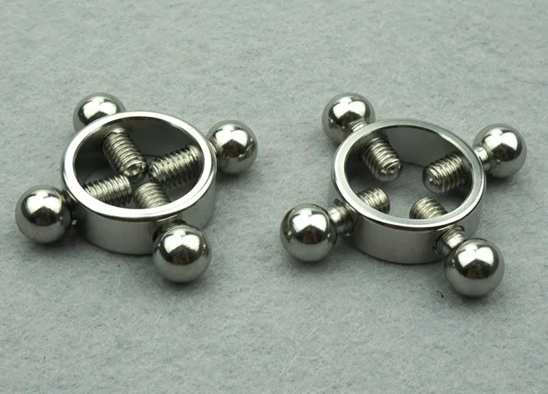 Зажимы для сосков PipeDream Rock Hard Nipple Clamps, серебристые 362426PD - PipeDream - Зажимы для сосков - Купить