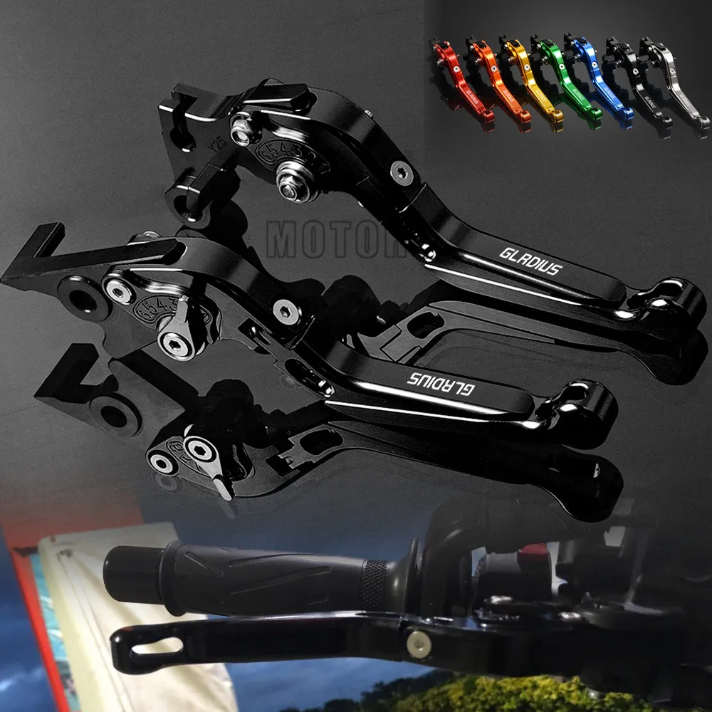 CNC Aluminum Motorcycle Brake Clutch Levers For Suzuki SFV650 Gladius 2009-2015 2010 2011 Adjustable Folding Extendable SFV 650
CNC Aluminum Motorcycle Brake Clutch Levers For Suzuki SFV650 Gladius 2009-2015 2010 2011 Adjustable Folding Extendable SFV 650