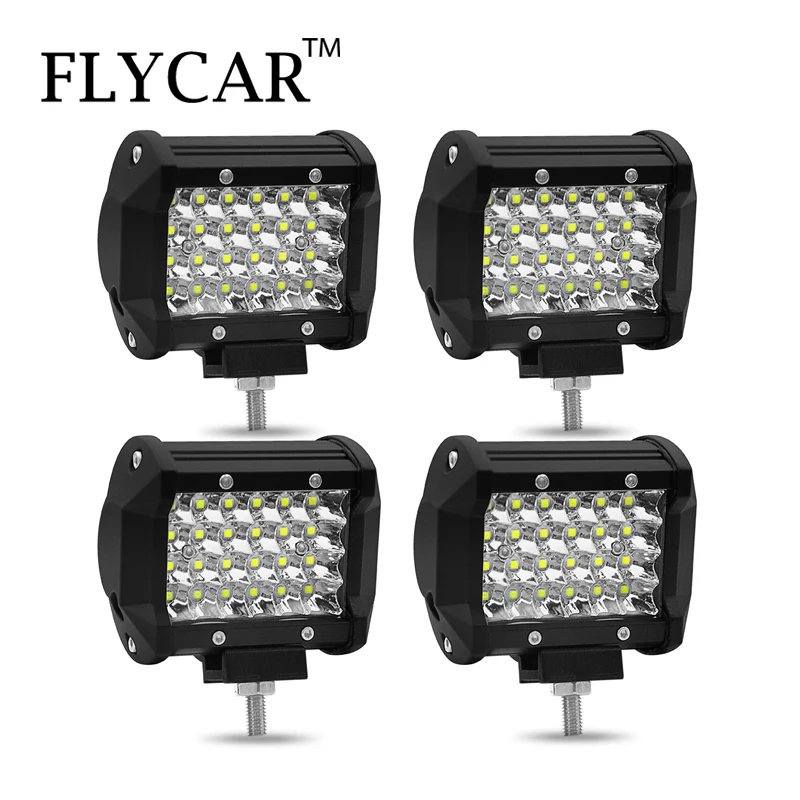 FLYCAR 4inch 72W Quad Row LED Work Light Bar Spot Beam Driving Fog Light Off Road Led Lights Bar Mounting Bracket for SUV Truck
FLYCAR 4inch 72W Quad Row LED Work Light Bar Spot Beam Driving Fog Light Off Road Led Lights Bar Mounting Bracket for SUV Truck