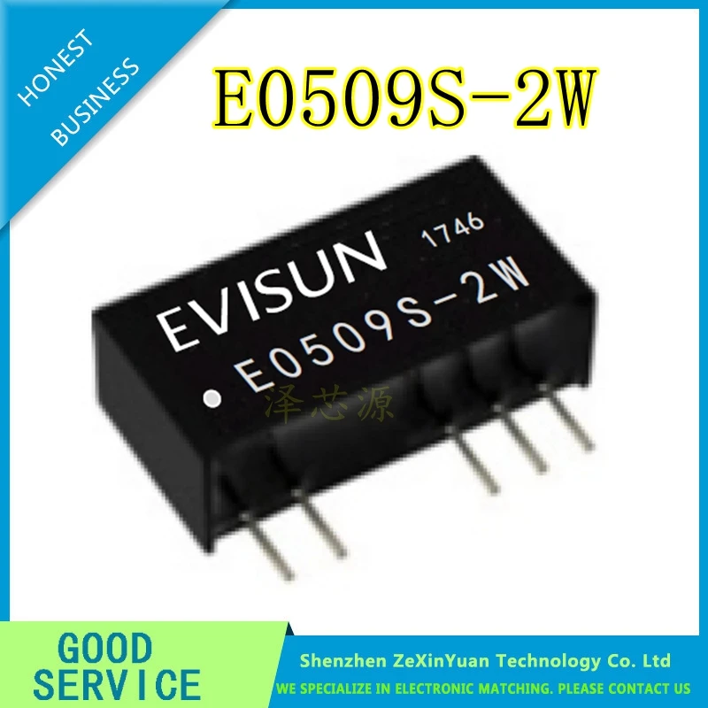 

2PCS/LOT E0509S-2W E0509S SIP-5 NEW DC/DC isolation power module 5V to positive and negative 9V E0509S-2W isolation 3KV