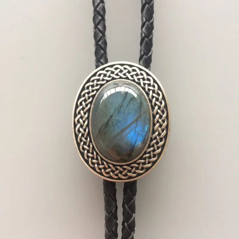 New JEAN'S FRIEND Vintage Silver Plated Handcraft Nature Blue Labradorite Stone Western Oval Bolo Tie Each Stone is Unique
New JEAN'S FRIEND Vintage Silver Plated Handcraft Nature Blue Labradorite Stone Western Oval Bolo Tie Each Stone is Unique