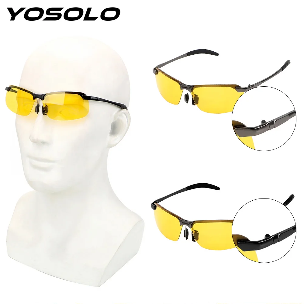 YOSOLO Car Driver Goggles Night Vision Sun Glasses Polarized Sunglasses UV400 Driving Glasses Car Styling UV Protection Eyewear
YOSOLO Car Driver Goggles Night Vision Sun Glasses Polarized Sunglasses UV400 Driving Glasses Car Styling UV Protection Eyewear